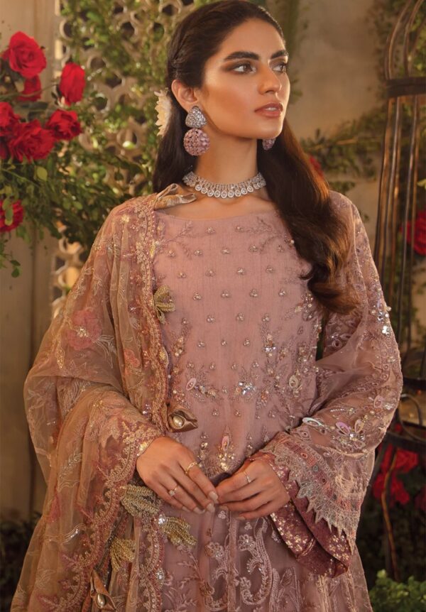 Stunning Pastel Embroidered Bridal Lehenga – Elegance Redefined - Image 2