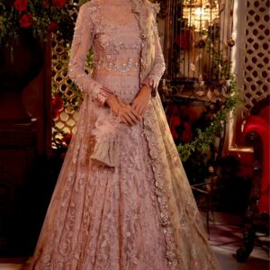 Stunning Pastel Embroidered Bridal Lehenga – Elegance Redefined