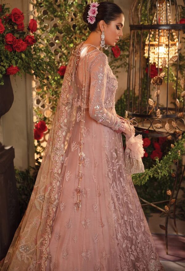 Stunning Pastel Embroidered Bridal Lehenga – Elegance Redefined - Image 3