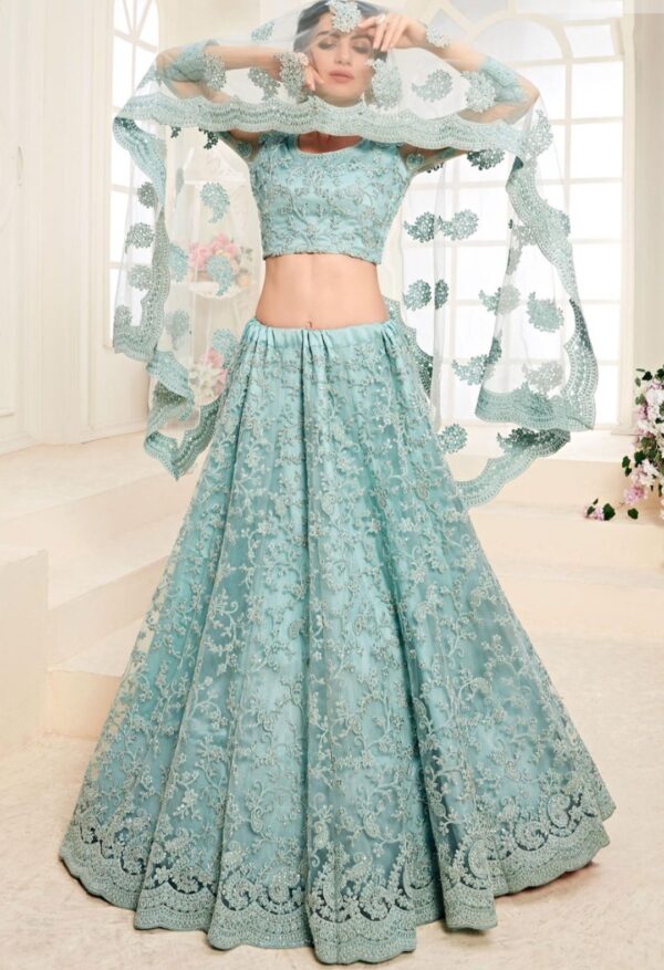 Mystic Green Elegance Lehenga