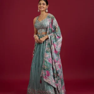 Sanskriti Style: Royal Blue Grandeur