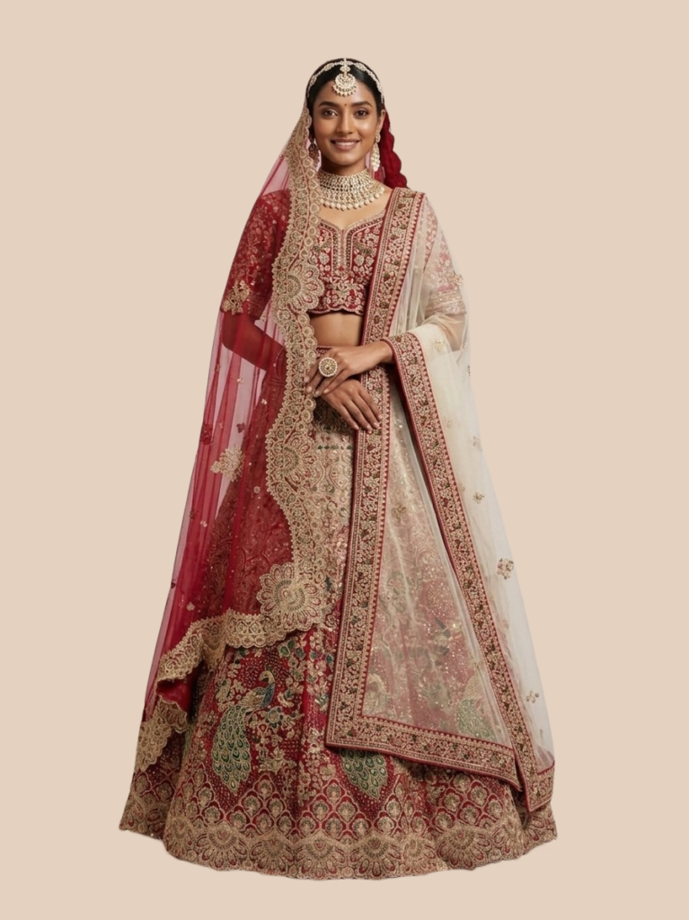 Elegance Embroidered Lehenga Choli Set