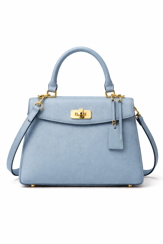 Elegant Women's Blue Handbag
