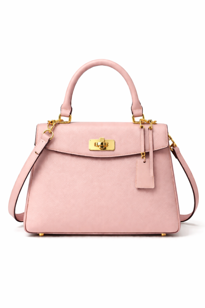 Elegant Blush Pink Handbag