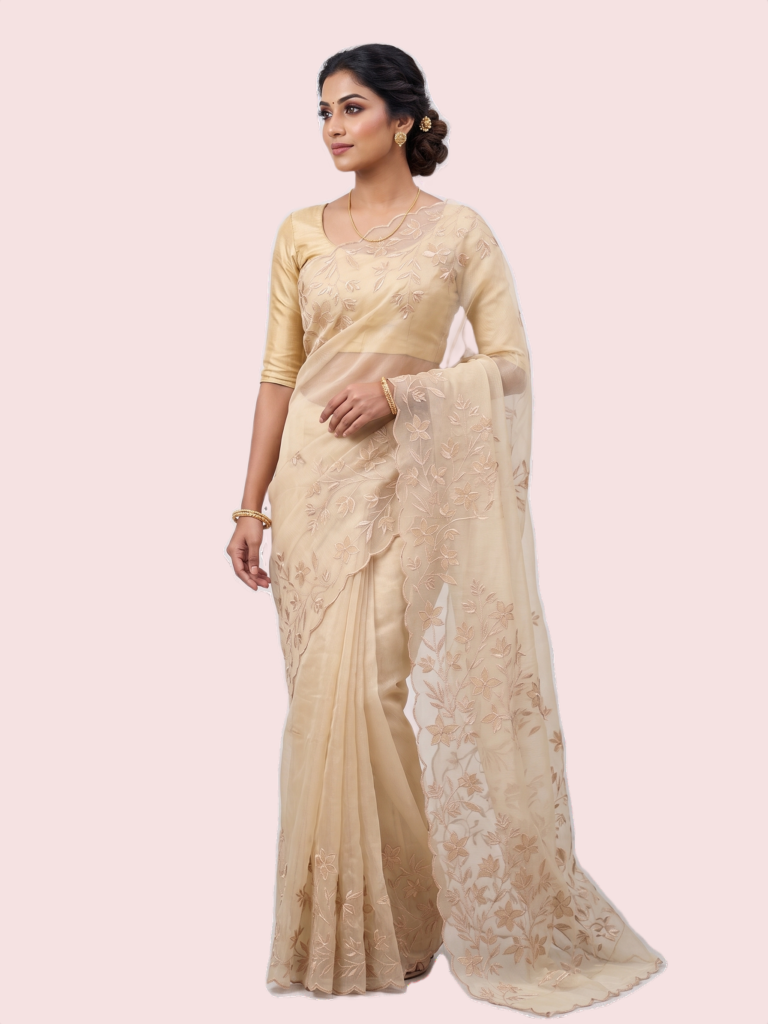 Kota Line Silk Saree